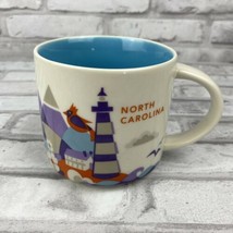 Starbucks North Carolina You Are Here Mug 2016 14oz Lighthouse Blue Inte... - $15.36