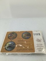 Creative Circle Mill Stream Embroidery Kit Cast Metal Frame Vintage Sealed 1983 - $8.59