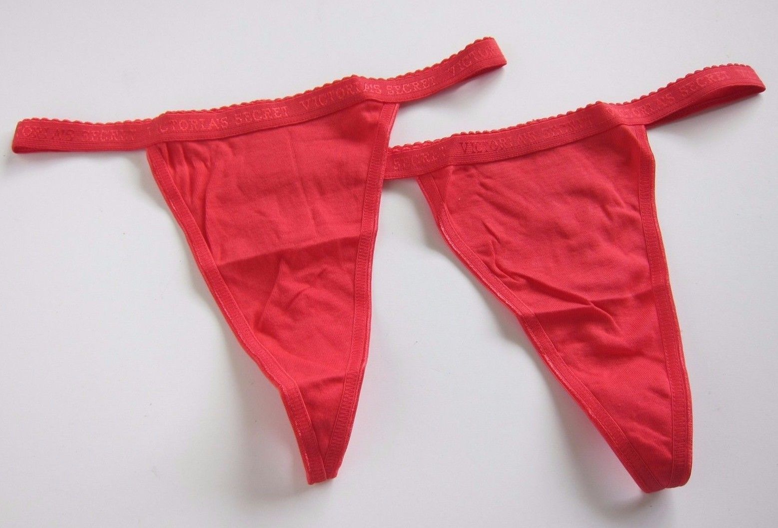 Panties VINTAGE Victoria's Secret NEW 100 Cotton Signature VString