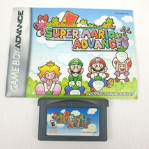 Super Mario Advance Nintendo Game Boy Advance GBA Game w/Manual TESTED F... - $39.59