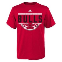 Adidas NBA Youth Chicago Bulls Balled Out Short Sleeve Tee-Red- Size M(1... - $16.83