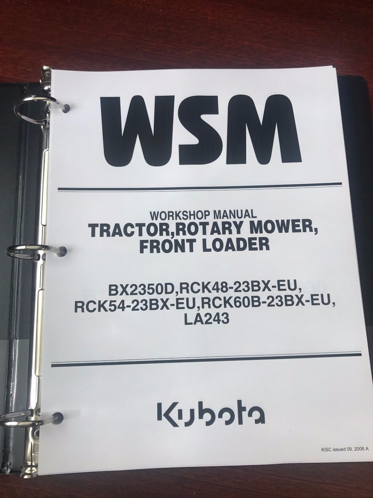 Kubota BX2350D Tractor Mower Loader Service Repair Workshop Manual - $83.00