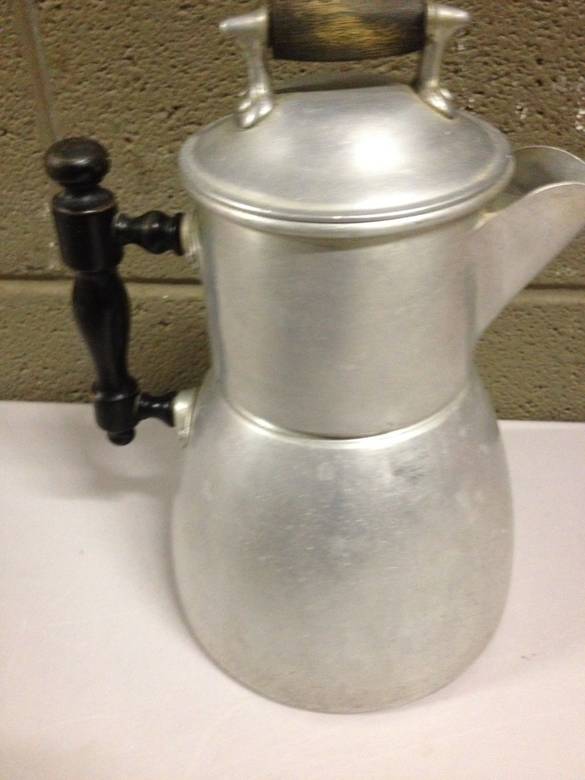 Vintage Wearever Aluminum Coffee Pot Stove Top Percolator Americana ...