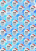 NIGHTMARE BEFORE CHRISTMAS Emoji Personalised Christmas Gift Wrap - Wrap... - $5.21