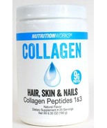1 NutritionWorks 6.35 Oz Collagen Pep 1&amp;3 Hair Skin Nails 9g Protein 20 ... - $26.99