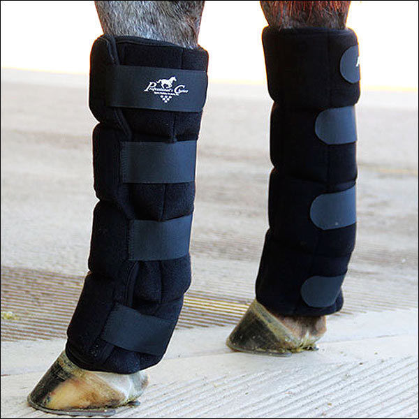 3X5 STANDARD SIZE PROFESSIONAL CHOICE NEOPRENE HORSE ICE BOOT BLACK