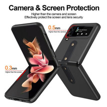 For Samsung Galaxy Z Flip 4 Soft Leather Case Magnetic back Flip cover  - $71.03