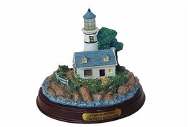 Thomas Kinkade Memories Home Cottage Painter Light figurine lighthouse Storm vtg - $29.65