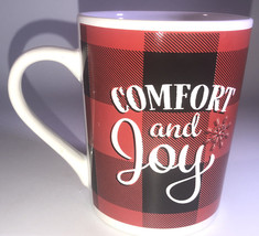 “Comfort And Joy” Christmas Holiday Oversized Coffee Tea Mug Office Cup ... - $19.68