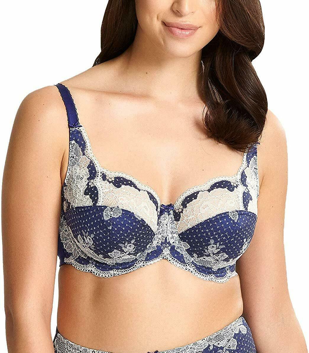Panache NAVY Clara Full Cup Underwire Bra, US 38DDD, UK 38E Bras & Bra Sets