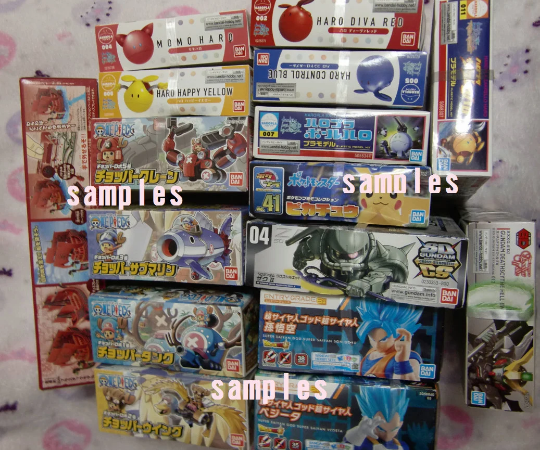 Model Kit Figure Anime Box pokemon , one piece luffy,Dragon ball z, Gundam Japan