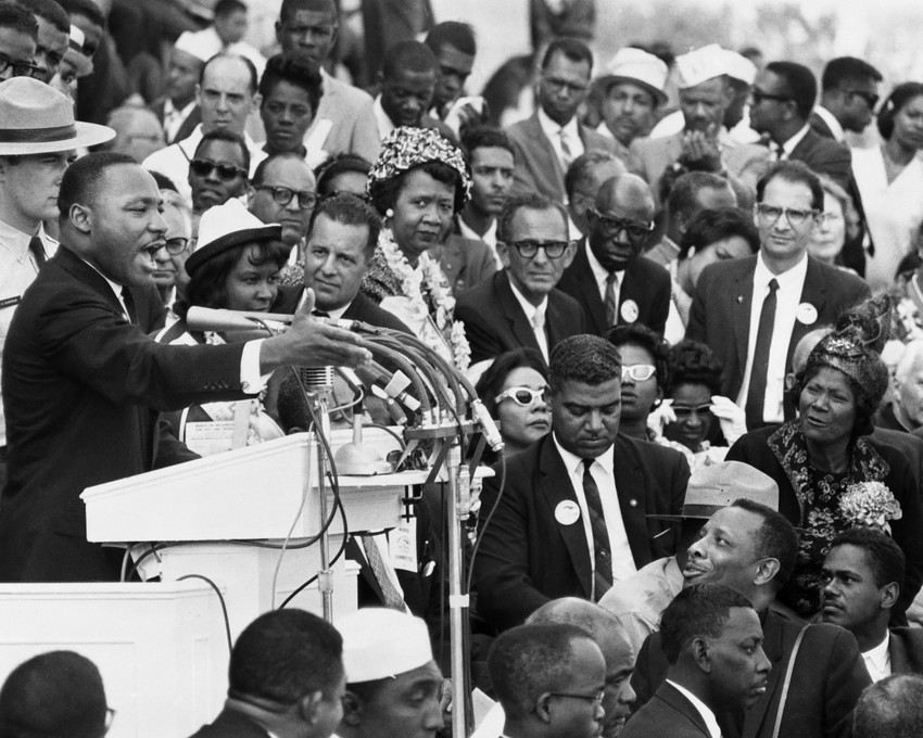 Martin Luther King Iconic Civil Rights Leader Rally 8x10 Photo ...
