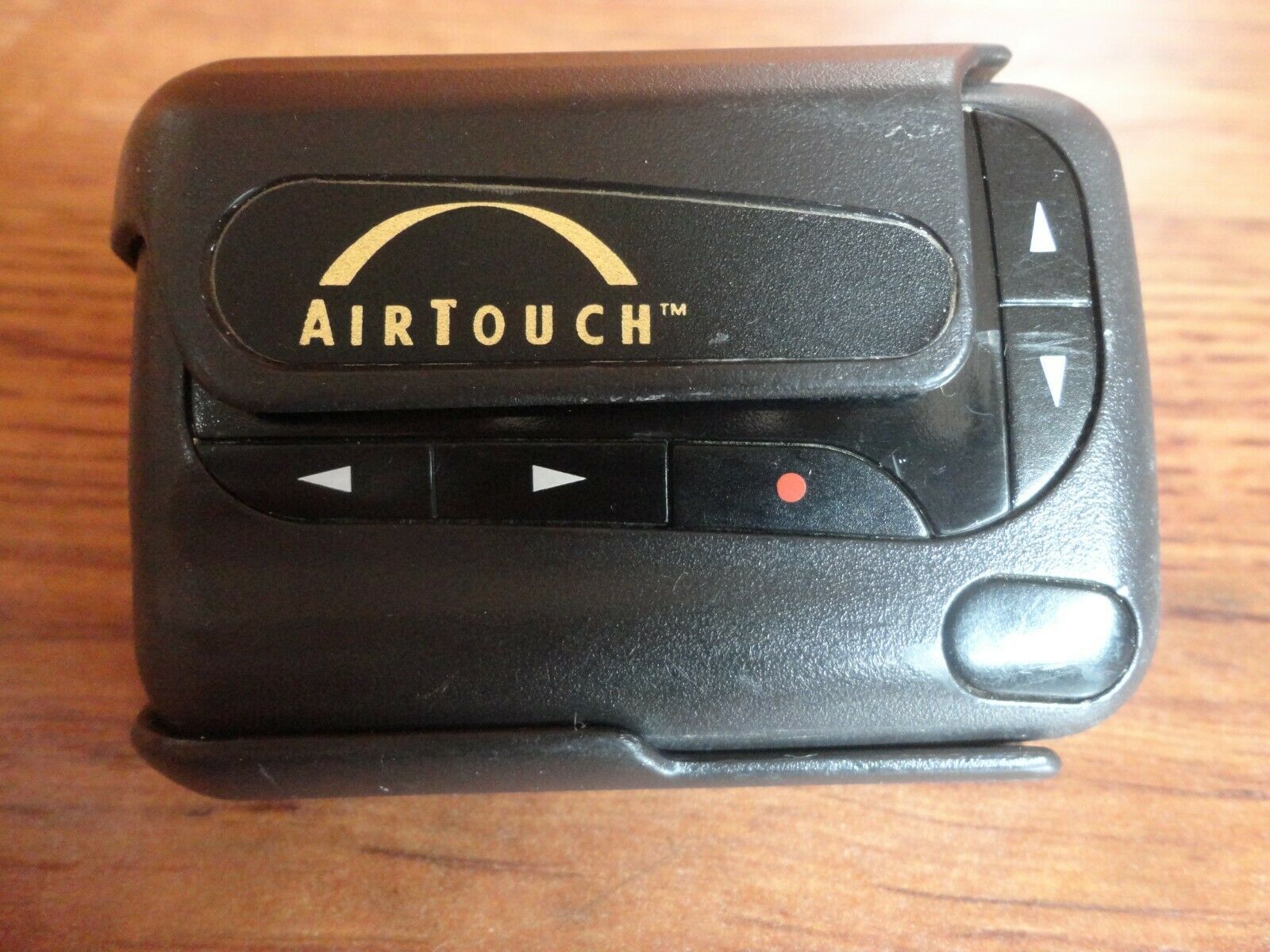 Airtouch Motorola vintage pager black with belt clip works Pagers