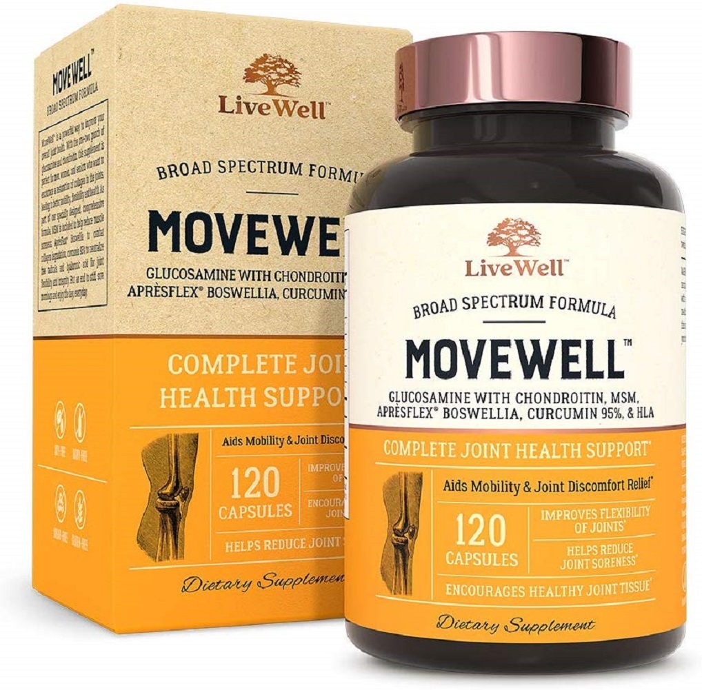 Glucosamine Chondroitin with MSM, Hyaluronic Acid, and More - MoveWell