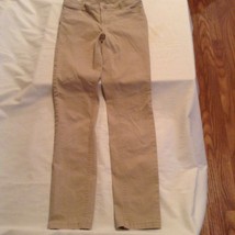 Justice pants Size 18 plus mid rise super skinny khaki uniform pants girls New - $13.99