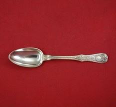 Danish Sterling Silver Teaspoon with Wreath and Leaves Circa 1887 5 1/2&quot; - $58.41