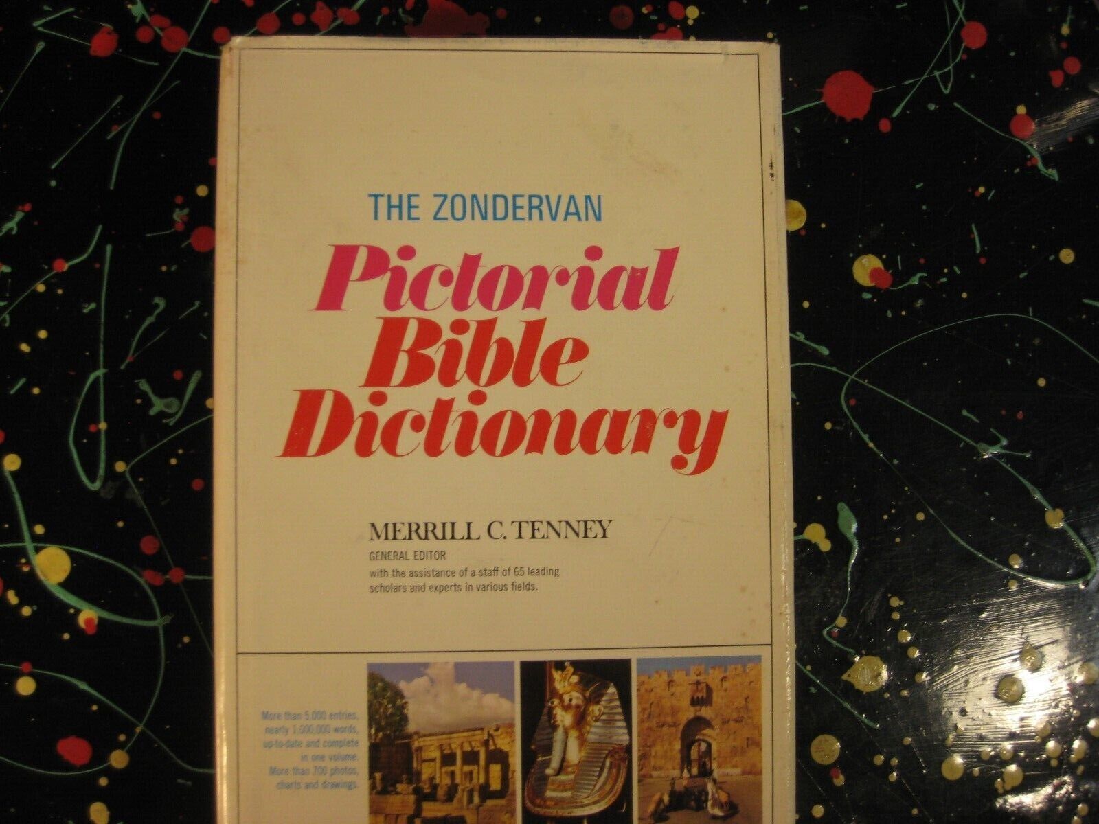 The Zondervan Pictorial Bible Dictionary Merrill C. Tenney Religion Book HC Everything Else