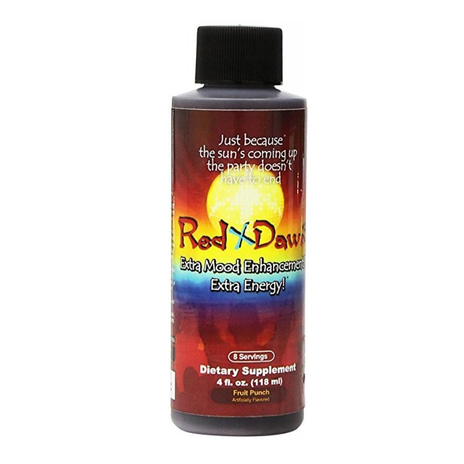 Red Dawn Drink Extra Mood Energy Enhancement Party Drink Liquid 4oz