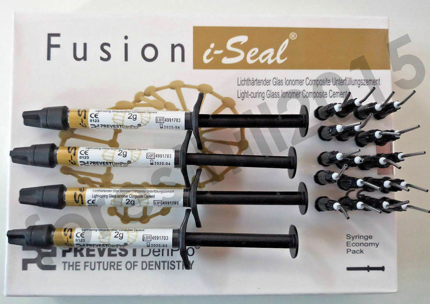 4X2GM DENTAL FLOWABLE GLASS IONOMER RESIN LINER BASE COMPOSITE LIGHT