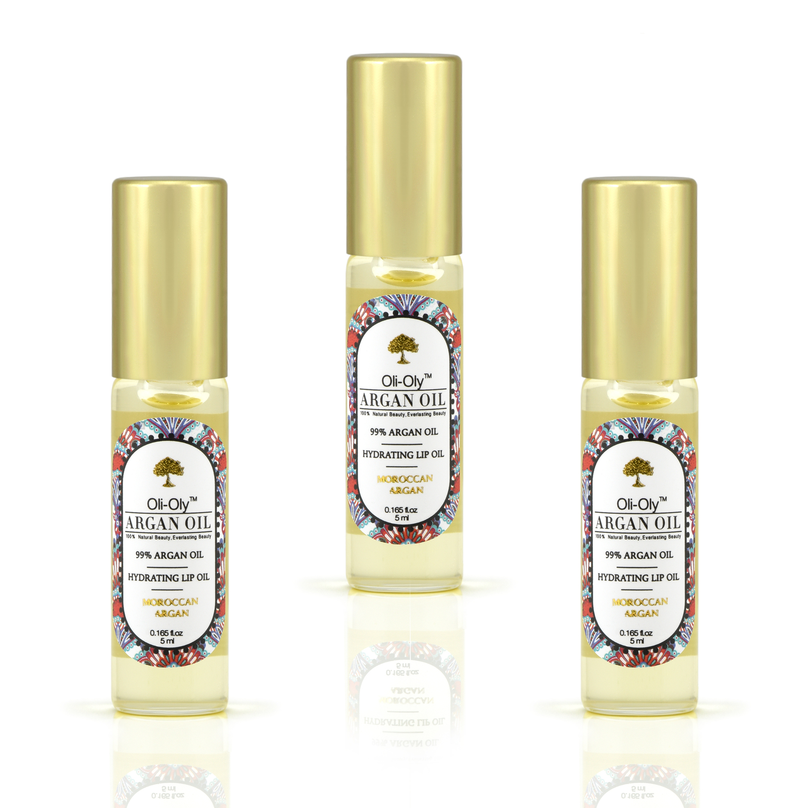 Argan Oil Hydrating Lip Oil with Fresh Scent 99 Moroccan Argan 5 ml OliOly Lip Balm