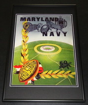 1950 Maryland vs Navy Byrd Stadium Dedication Framed 10x14 Poster Official Repro