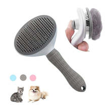 Pet Dog Hair Brush Cat Comb Grooming And Care Cat Brush Stainless Steel ... - $5.11+