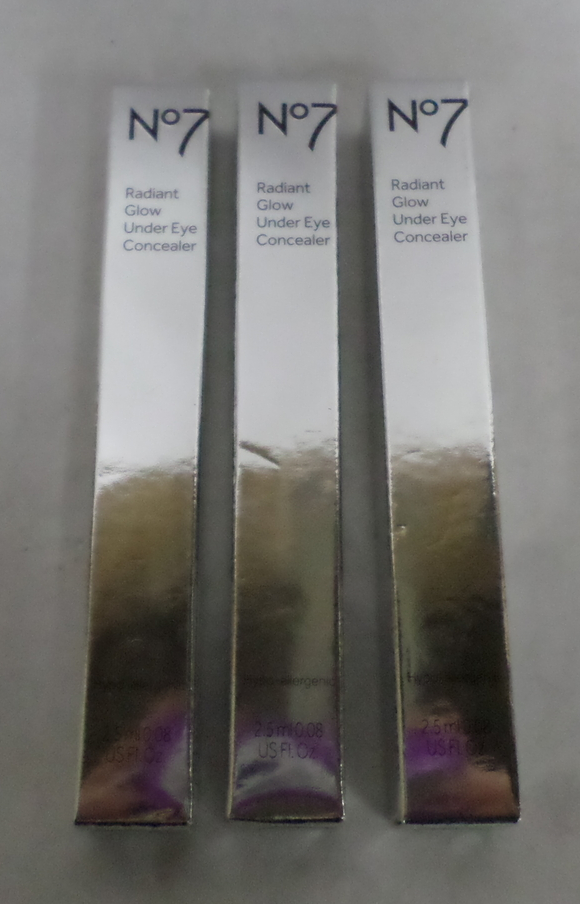 Boots No7 Under Eye Concealer Radiant Glow Hypoallergenic Shade 70 Lot