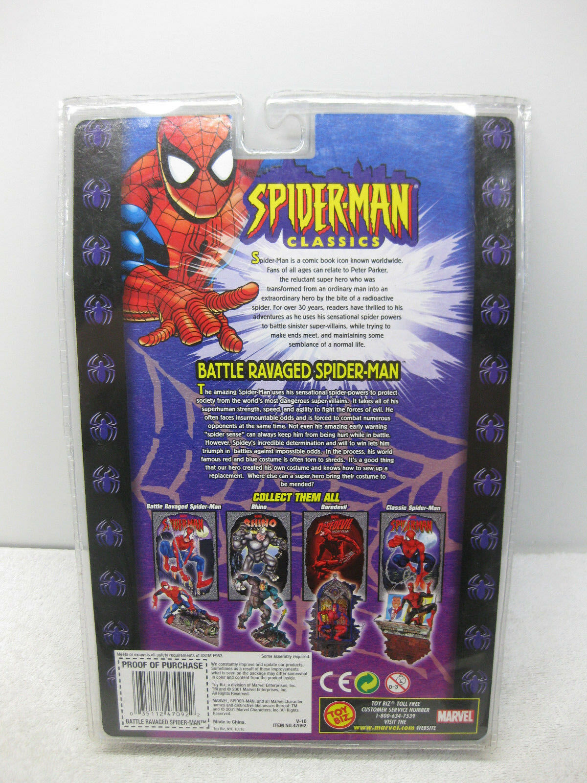 Battle ravaged spider man Clearance
