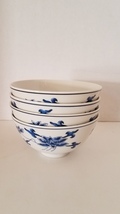 Vintage Rare Great China Zhonguo Jingdez Porcelain Blue &amp; White Rice Bow... - $129.00