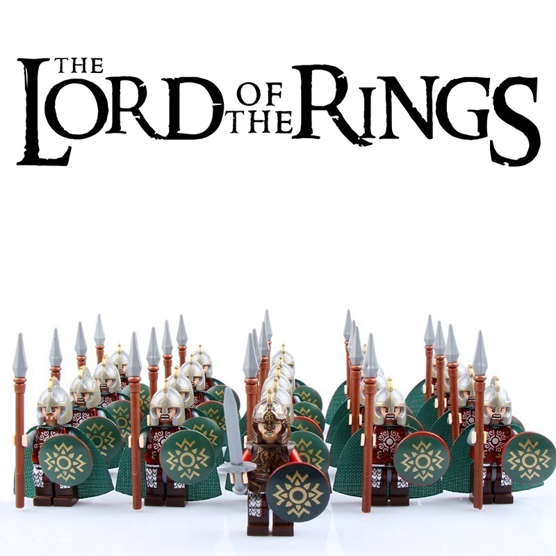 21pcs King Theoden and Rohan Army Soldiers Lord of the Rings Custom ...