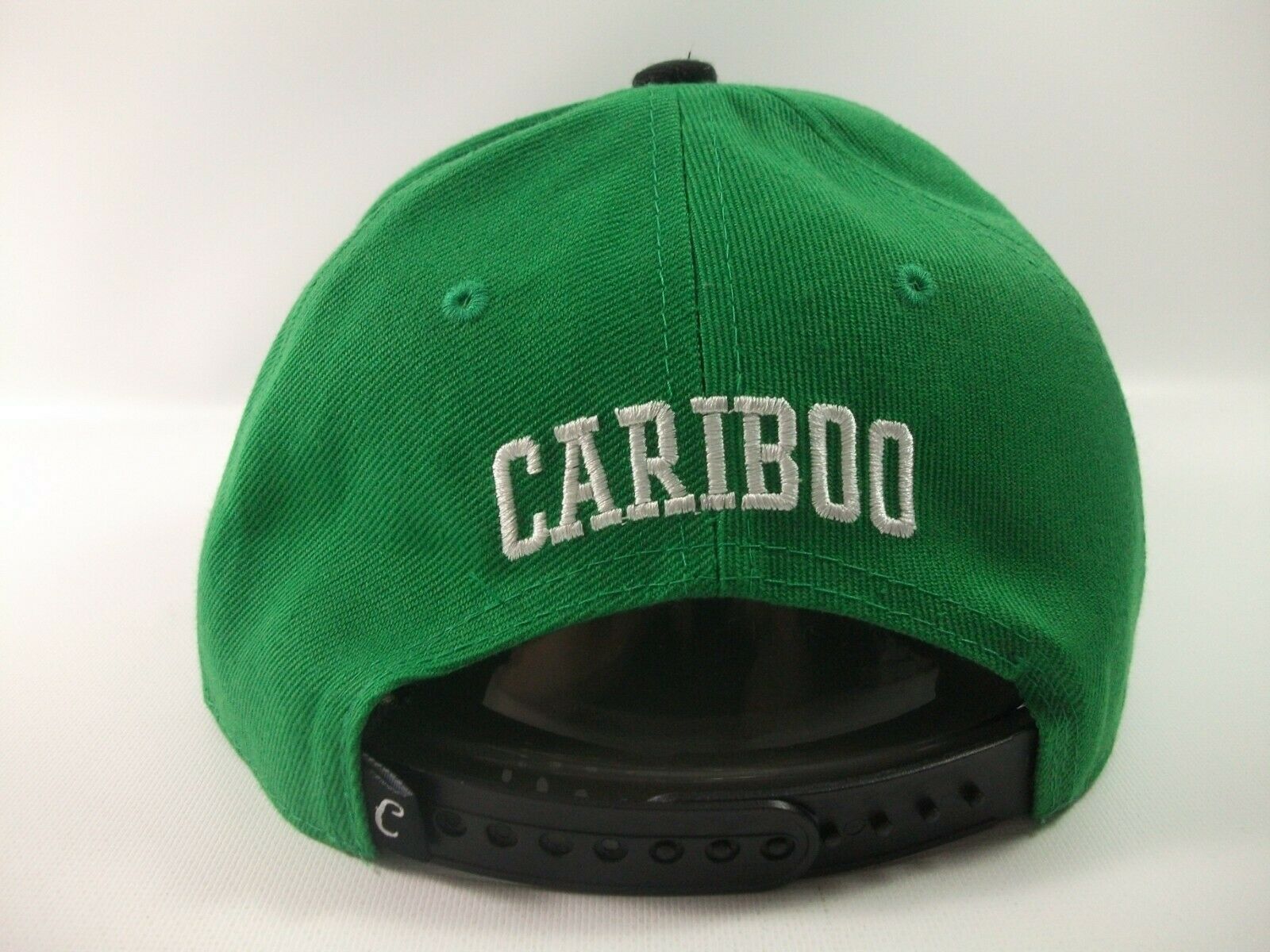 C Cariboo Beer Hat Green Black Snapback Baseball Cap - Hats