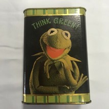 Vintage Hallmark Disney Tin Bank - Muppets KERMIT the FROG  - Think Green! - $19.98