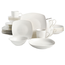 Gibson Home Liberty Hill 30-Piece Dinnerware Set, White image 1