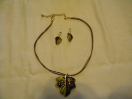Kenneth Cole Necklace & Earrings  Signed - $20.00
