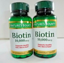 Nature&#39;s Bounty Biotin 10,000 mcg 120 Softgels (2PK) - $19.70