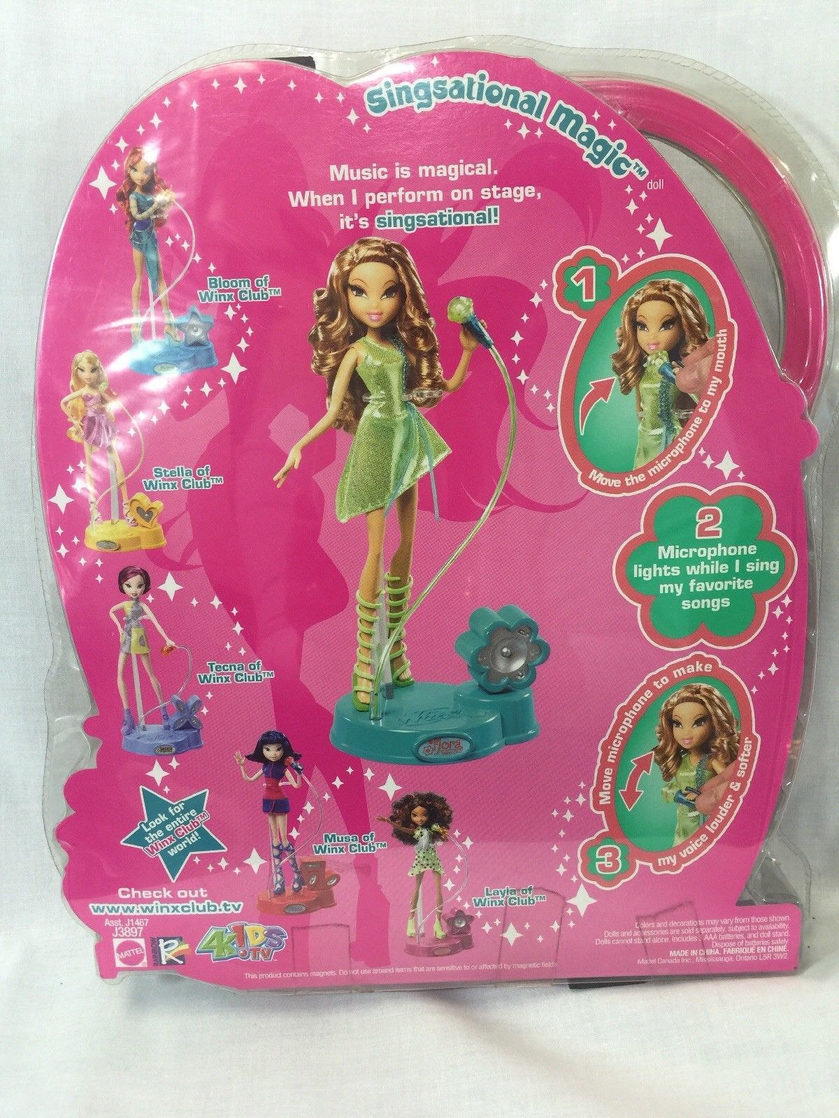 winx club singsational magic dolls