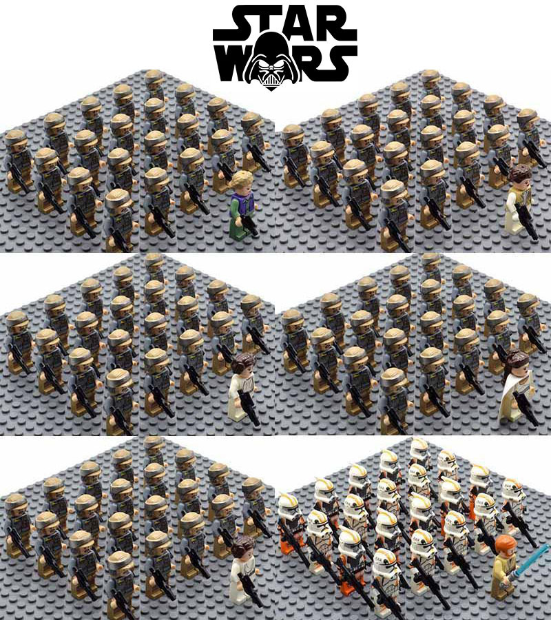 21pcs/set 501st Legion Rebel Trooper Alliance Royal Guard Star Wars Minifigures