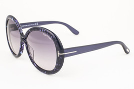 Tom Ford Gisella Purple Marble / Gray Gradient Sunglasses TF388 83W - $155.82