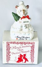 Vintage Avon Precious Moments 1980 Christmas Mouse Figure - $8.00