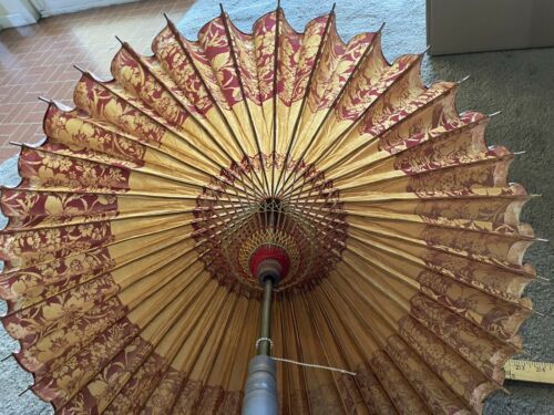 Primary image for Vintage  Japanese Bamboo and Rice Paper Umbrella