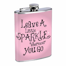 Leave a Sparkle Em1 Flask 8oz Stainless Steel Hip Drinking Whiskey - $13.81
