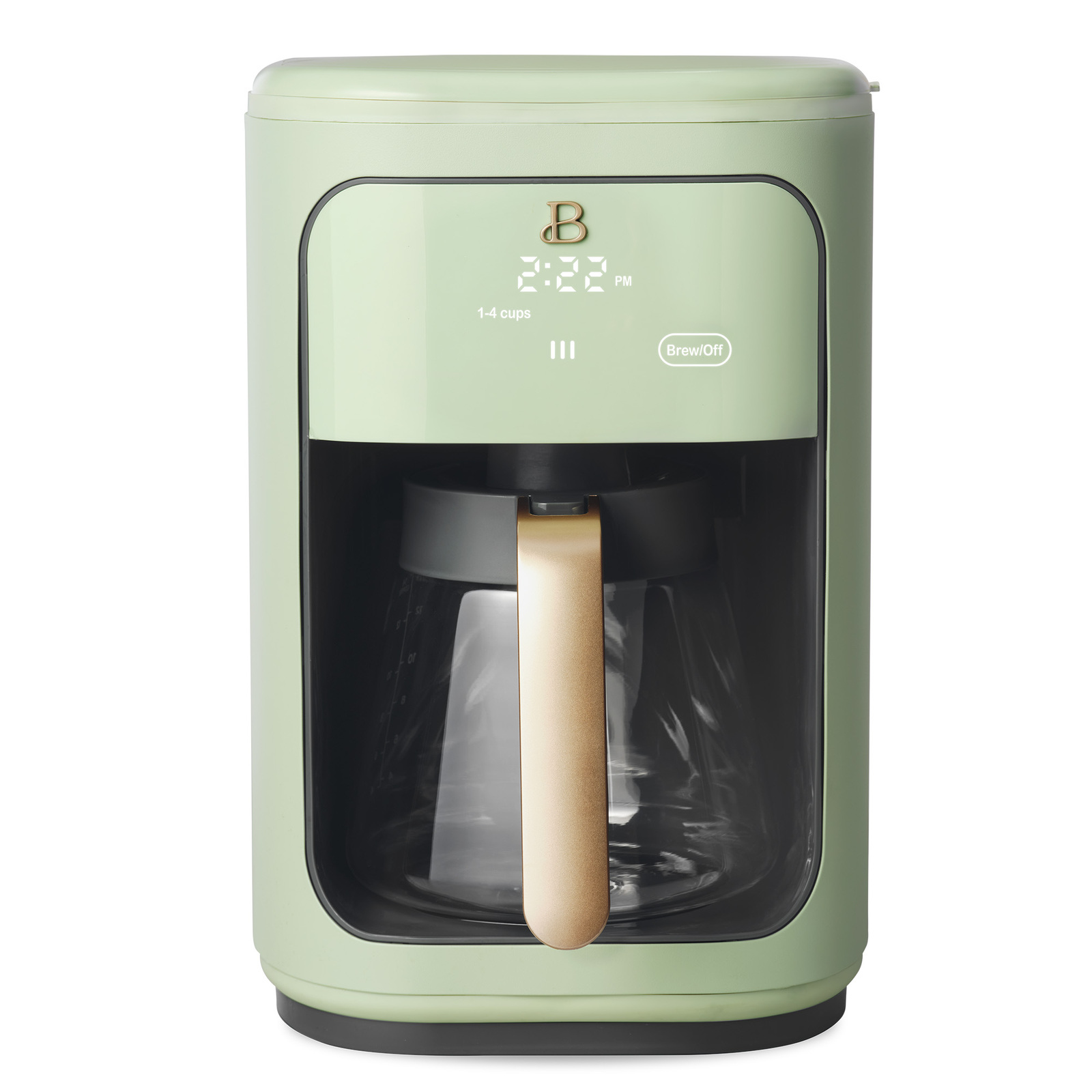 Programmable Touchscreen Coffee Maker, Sage Green by Drew Barrymore