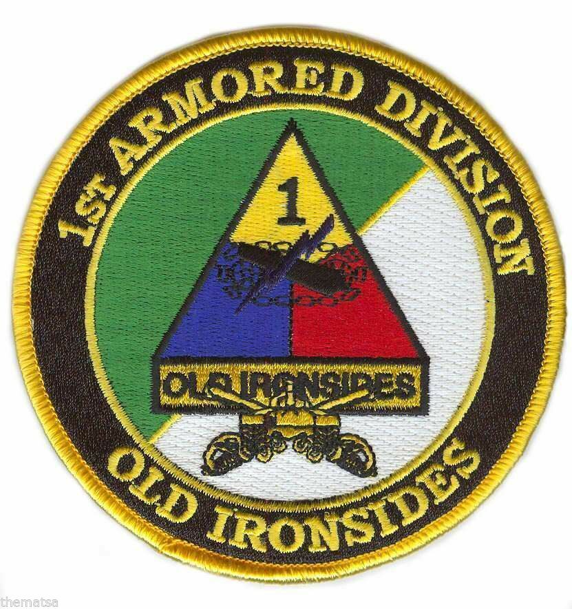 ARMY 1ST ARMORED OLD IRONSIDES DIVISION 4