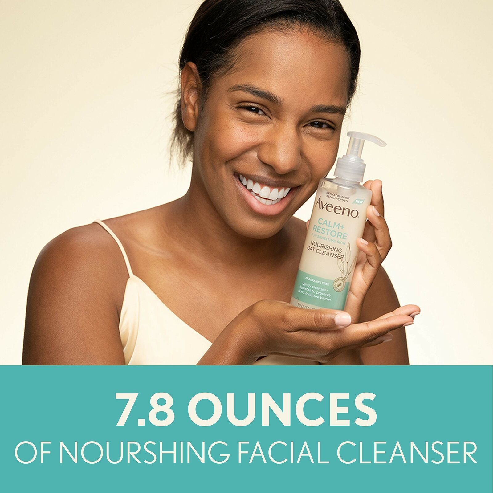 Aveeno Calm + Restore Nourishing Oat Facial Cleanser for Sensitive Skin, Gent... Cleansers