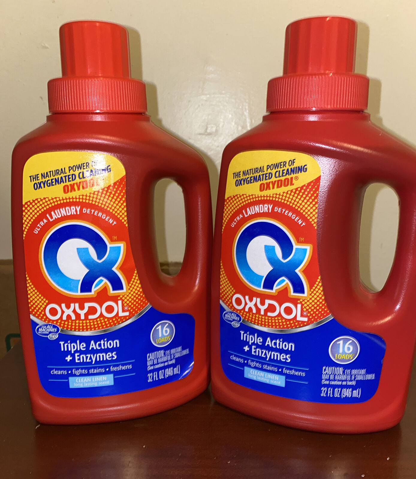 Oxydol Triple Action & Enzymes Clean Linen Ultra Laundry Detergent Lot