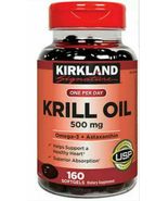 Kirkland Signature Krill Oil 500 mg., 160 Softgels - $29.99