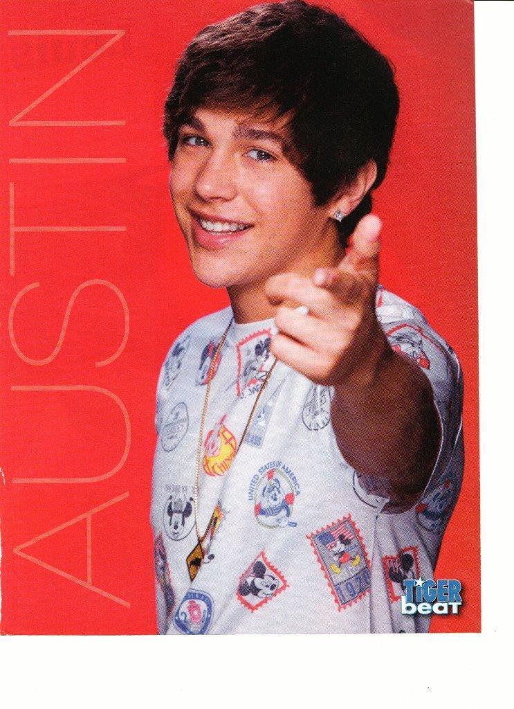 Austin Mahone teen magazine pinup clipping pointing at you Popstar ...
