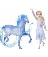 Disney Frozen 2 Elsa Fashion Doll &amp; Nokk Figure Inspired by Frozen 2, Ha... - £29.58 GBP