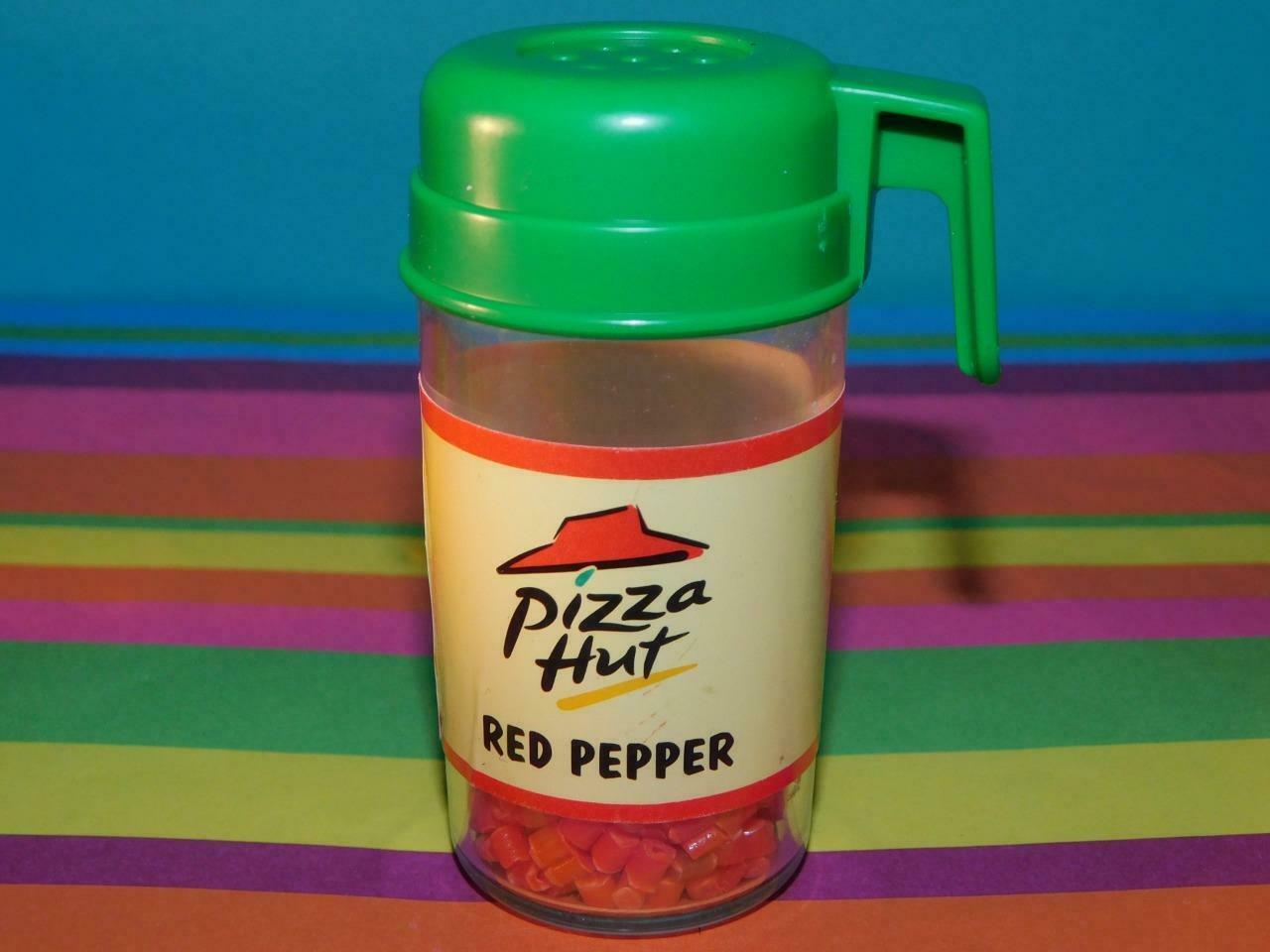 VINTAGE Faux Food Pizza Hut Crushed Red Pepper Shaker Replacement Extremely HTF Kitchens