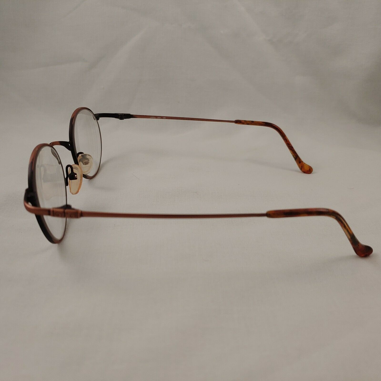 UNIKA Rx Eyeglasses Metal Frames UK4 022 Copper Bronze Tone Round Full ...